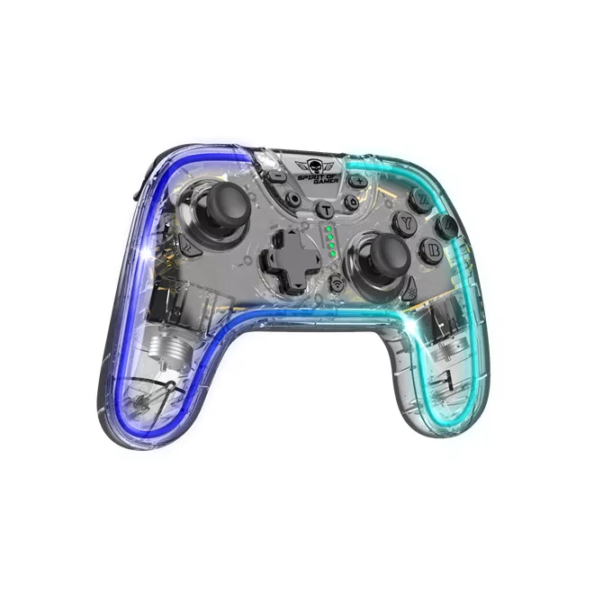 Spirit of Gamer Gamepad Vezeték Nélküli - Pulse Bluetooth (BT, Vibration, PC/iOS/Android kompatibilis, fekete-kék)
