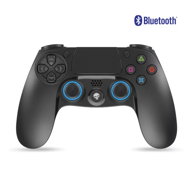 Spirit of Gamer Gamepad Vezeték Nélküli - XGP Bluetooth PS4 (USB, Vibration, PS4 kompatibilis, fekete-kék)