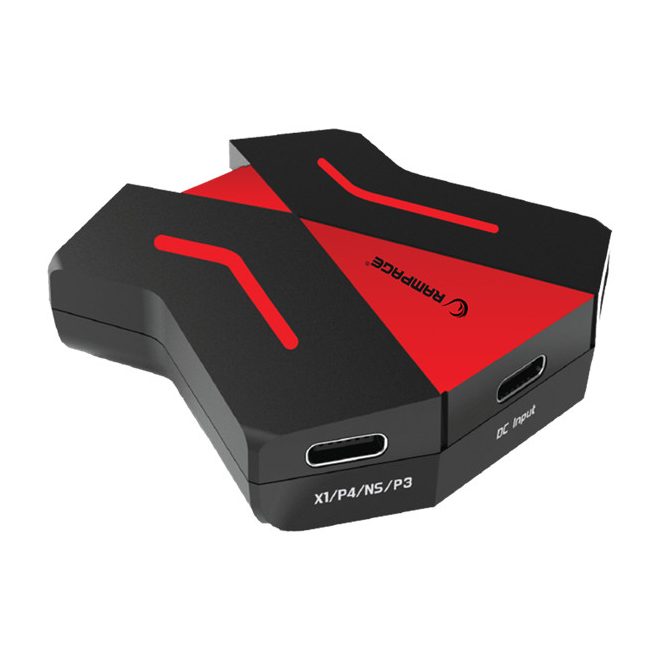 Rampage Egér/Billentyűzet adapter konzolokhoz - SWITCH (3x USB-A, 2x USB-C, PS4/PS3/Xbox One)