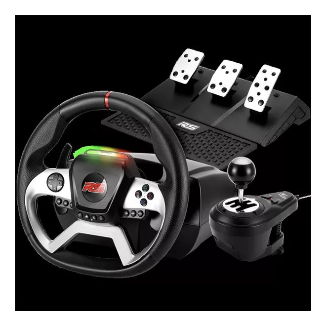Spirit of Gamer Kormány - RACE WHEEL FORCE 1080RS (kormány+pedálok+váltó, PC/PS4/Xbox X/S/One kompatibilis, fekete)