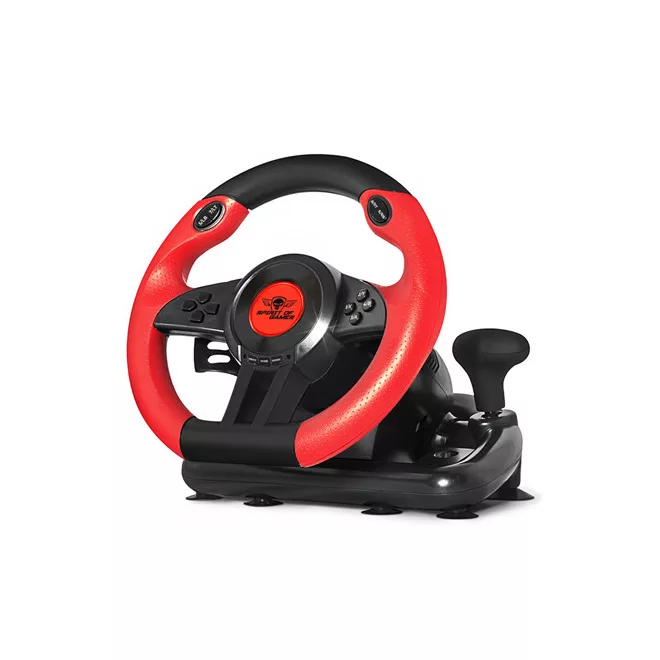 Spirit of Gamer Kormány - RACE WHEEL PRO 1 (kormány+pedálok, PC kompatibilis, fekete/piros)