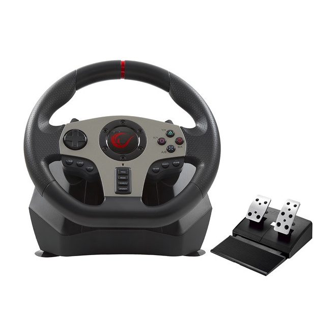 Rampage Gamer kormány - V900-S  (PC, PS3, PS4, XBOXONE, XBOX360, pedálszett, vibrálás)