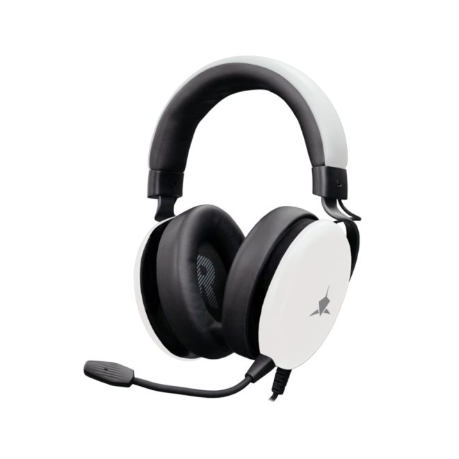 White Shark ELEPHANT fehér, vezetékes Gamer fejhallgató, mikrofonnal  (GH-2540W)