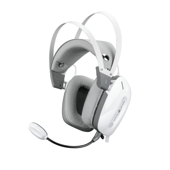 White Shark GOTTAN fehér, vezetékes Gamer fejhallgató, mikrofonnal  (GH-2446W)