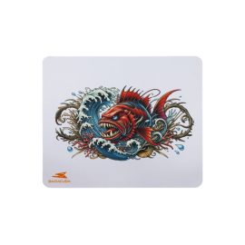   BARACUDA CORAL fehér gamer szövet egérpad 300x250mm (BGMP-41)