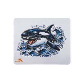   BARACUDA ORCA fehér gamer szövet egérpad 300x250mm (BGMP-71)