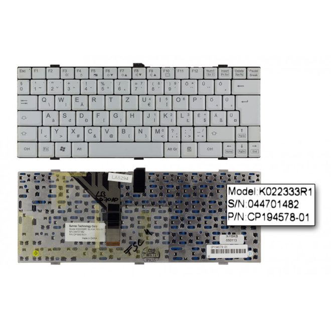 Fujitsu LifeBook P7010 szürke magyar Laptop billentyűzet
