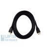 3m HDMI összekötő kábel - Apa/Apa csatlakozóval, fekete színben, 2K felbontás támogatással, éles kép- és tiszta hangátvitelhez TV-hez, monitorhoz és PC-hez