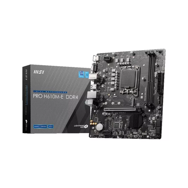 Msi PRO H610M-E LGA1700 DDR4 PC alaplap