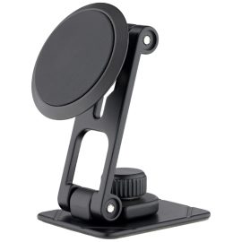   QUALO mágneses autós telefontartó szélvédőre, erős 3M ragasztóval, univerzális, stabil tartó – fekete (QUSM-S-RC-01)