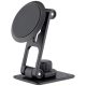 QUALO mágneses autós telefontartó szélvédőre, erős 3M ragasztóval, univerzális, stabil tartó – fekete (QUSM-S-RC-01)