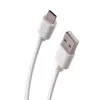 Samsung Galaxy-hoz USB to USB-C 1m (Type-C) telefon töltőkábel, adatkábel, fehér