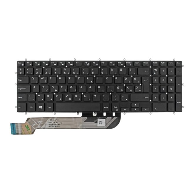 Dell Vostro 3580 fekete magyar Laptop billentyűzet