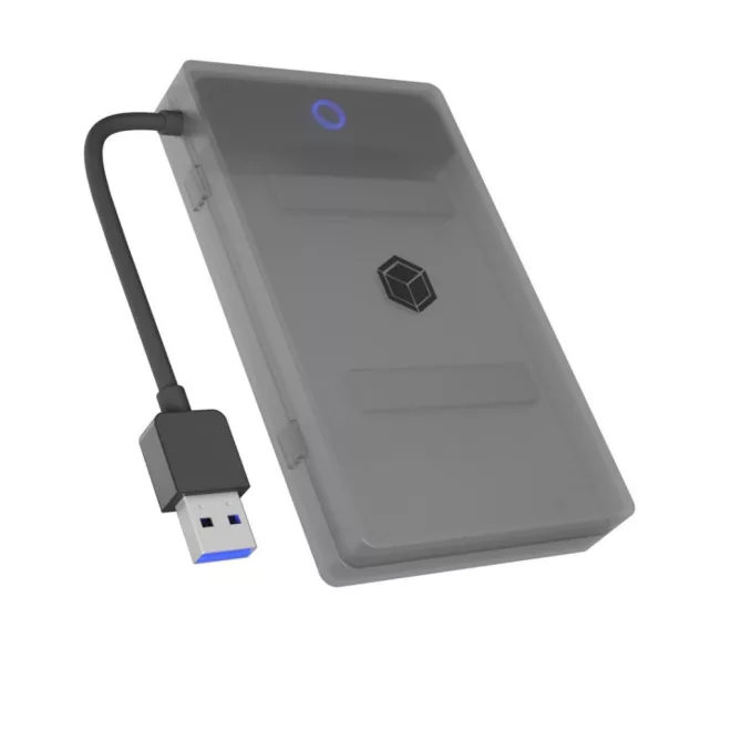 Raidsonic IcyBox 2.5 inch SATA - USB 3.2 Gen 1 külső winchester ház (csavarmentes) (IB-AC603B-U3)