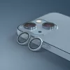 Apple iPhone 14 / 14 Plus-hoz kamera lencse védő üveg – 2 db kék színű készlet, karc- és ütésálló védelem, pontos illeszkedés a tiszta és éles fotók megőrzéséhez