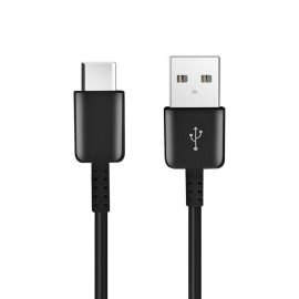   1m USB – USB-C (Type-C) töltő- és adatkábel, fekete – gyors és biztonságos töltéshez, megbízható adatátvitelhez, kompatibilis okostelefonokkal, tabletekkel és más USB-C eszközökkel