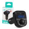 Szivargyújtós FM Transmitter – Bluetooth kapcsolat és MP3 lejátszás funkcióval, 2x USB (3,1A) porttal telefonok gyors töltéséhez. Praktikus autós kiegészítő zenehallgatáshoz és handsfree hívásokhoz