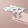 Apple iPhone 13 / 13 Mini-hez kamera lencse védő üveg – 2 db pink színű készlet, karc- és ütésálló védelem, pontos illeszkedés a tiszta és éles fotók megőrzéséhez