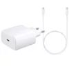 Samsung Galaxy-hoz 45W USB-C gyorstöltő (Fehér) + 1m USB-C to USB-C kábel – adapter és kábel