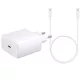 Samsung Galaxy-hoz 45W USB-C gyorstöltő (Fehér) + 1m USB-C to USB-C kábel – adapter és kábel