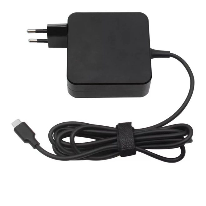 Univerzális 65W fali gyors töltő (20V 3,25A) 1,8m USB-C (TYPE-C) kábellel, laptophoz, tablethez, telefonhoz