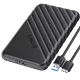 Orico USB-s Külső winchester, SSD Ház 2.5" - (USB-A 3.0, Max. 7-9,5 mm, Max.: 4TB, fekete)