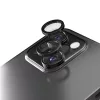 Apple iPhone 15 / 15 Plus-hoz kamera lencse védő üveg – 2 db fekete színű készlet, karc- és ütésálló védelem, pontos illeszkedés a tiszta és éles fotók megőrzéséhez