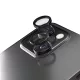 Apple iPhone 15 / 15 Plus-hoz kamera lencse védő üveg – 2 db fekete színű készlet, karc- és ütésálló védelem, pontos illeszkedés a tiszta és éles fotók megőrzéséhez