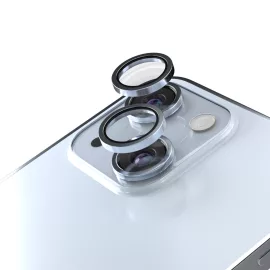   Apple iPhone 15 / 15 Plus-hoz kamera lencse védő üveg – 2 db kék színű készlet, karc- és ütésálló védelem, pontos illeszkedés a tiszta és éles fotók megőrzéséhez