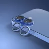 Apple iPhone 16 / 16 Plus-hoz kamera lencse védő üveg – 2 db kék színű készlet, karc- és ütésálló védelem, pontos illeszkedés a tiszta és éles fotók megőrzéséhez
