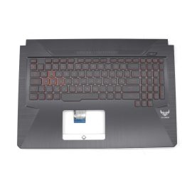   Asus  FX705 FX705G FX705GD FX705GM FX705GE gyári új magyar háttér-világításos billentyűzet modul, fekete-piros (ASFX705RBLTC)