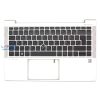 HP EliteBook 840 G7 gyári új MAGYAR, háttér-világításos szürke-fekete billentyűzet modul trackpointtal (M07091-211)