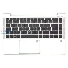   HP EliteBook 840 G7 gyári új MAGYAR, háttér-világításos szürke-fekete billentyűzet modul trackpointtal (M07091-211)