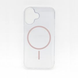   Apple iPhone 17-hez Anti Shock Thin Mag telefontok – rózsaszín, vékony, ütéselnyelő, MagSafe-kompatibilis