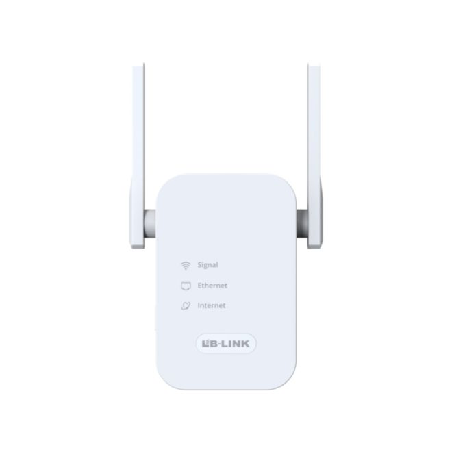LB-LINK BL-RE1200 Dual Band Wi-Fi Repeater – erős jelerősítő 2 antennával, 2.4GHz és 5GHz sávokon, stabil és gyors internetkapcsolatért otthonra vagy irodába