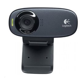   Logitech C310 webkamera (960-001065) – HD 720p felbontás, 1,2 megapixeles érzékelő, beépített mikrofon és univerzális csipesz. Tökéletes videóhívásokhoz, online meetingekhez és otthoni használatra