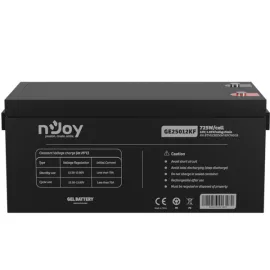   NJOY akkumulátor - GE25012KF (12V/250Ah, T11, zárt, gondozás mentes, GEL)