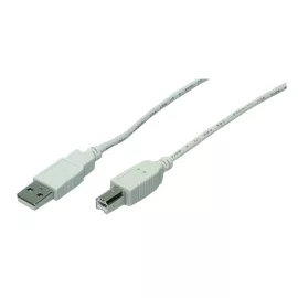   LogiLink USB A-B nyomtatókábel – Szürke, 2 méter (CU0007)