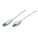 LogiLink USB A-B nyomtatókábel – Szürke, 2 méter (CU0007)