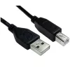 Equip USB 2.0 A-B kábel 2 méter – Fekete nyomtató és szkenner kábel (128864)
