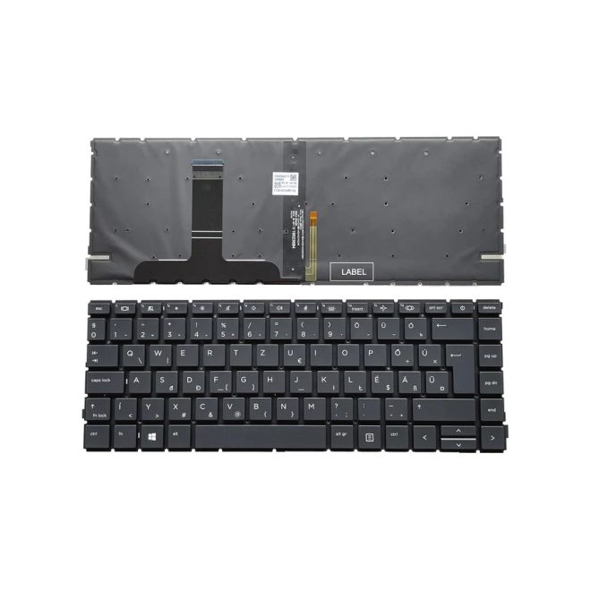 HP ProBook MAGYAR 440 G8, 440 G9, 445 G8, 445 G9, 440 G10, 445 G10, 640 G8 EliteBook 640 645 G9 G10 háttér világításos laptop billentyűzet