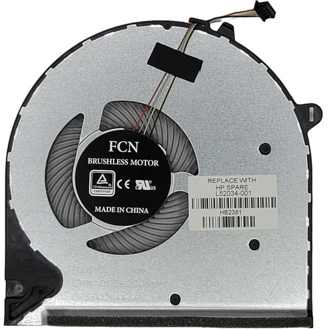 HP 250 G8, 255 G9 gyári új hűtő ventilátor, beszerelési lehetőséggel, (L52034-001)