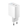 Univerzális 40W 2x USB-C GaN PD QC Gyors töltő  (Forever - TC-06-40CC)