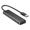 USB elosztó HUB, port replikátor, 4db USB 3.0 porttal