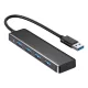 USB elosztó HUB, port replikátor, 4db USB 3.0 porttal