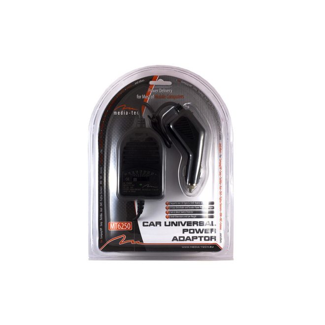 Media-tech univerzális autós töltő 90W, 15-24V, 4.5A MT6250