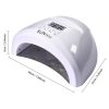 2db SUN 1S PRO, Műkörmös körömszárító UV lámpa 30 Led-es, 48W, fehér