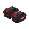 PARKSIDE® 2db Akku 20V 4Ah 4000mAh Szerszámgép Akkumulátor, X20V Team, PAP 20 B3, Duo Pack