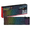 Genius GX Scorpion K7 fekete AI MAGYAR RGB LED háttér-világításos USB vezetékes gamer billentyűzet (31310054404)