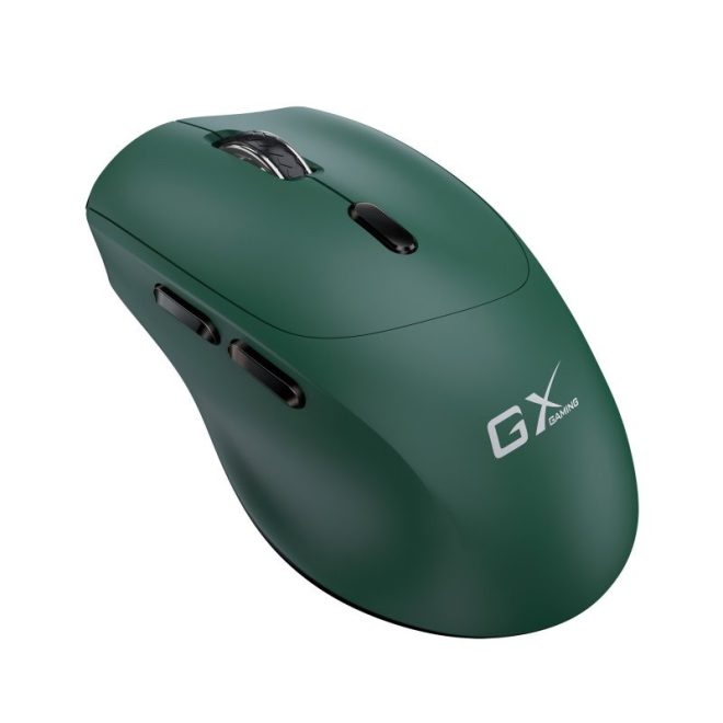 Genius Scorpion M8100 Vezeték nélküli, BlueTooth-os sötétzöld gaming mouse, gamer egér, ergonomikus, 3200DPI, (31060002401)